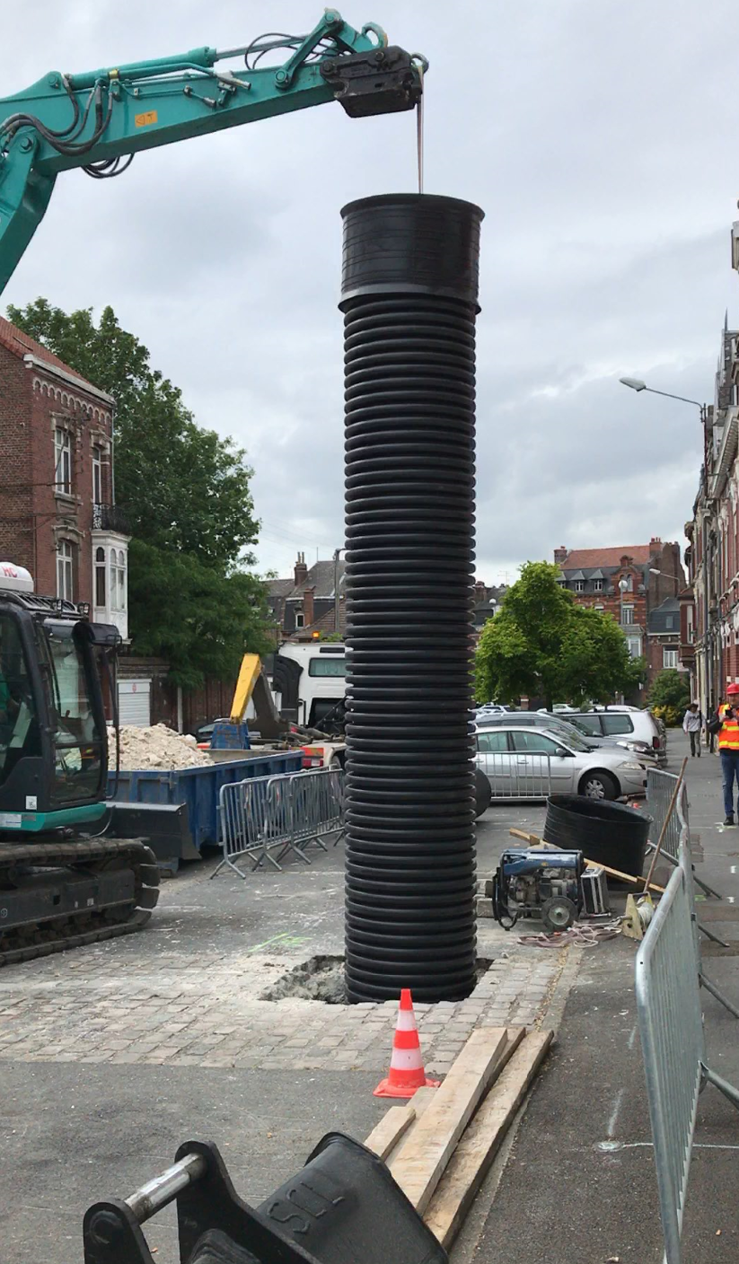 Travaux en carrière souterraine